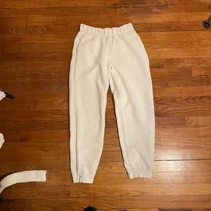 A new day cream jogger sweatpants